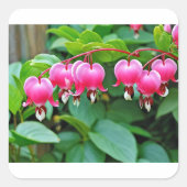 Heart Love Vierkante Sticker (Voorkant)