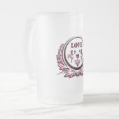 Heart Lover Beer Glass Matglas Bierpul (Voorkant links)