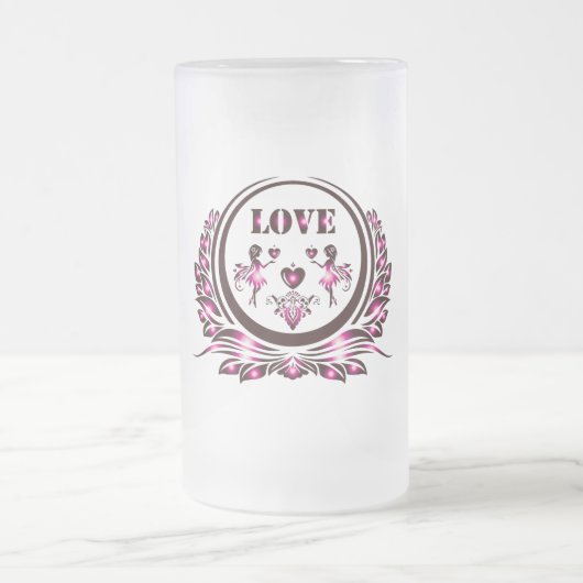 Heart Lover Beer Glass Matglas Bierpul (Center)