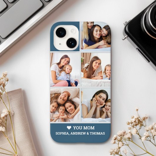 Heart Loves You Mother's Day Photo Collage Case-Mate iPhone Case