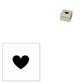 Heart Loyalty Kaart Stamp Rubberstempel (Gestempeld)