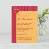 Heart Luncheon Fundraising Event Kaart (Staand voorkant)