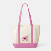 Heart-Made Mom Adoptive Mom Tote Bag (Achterkant)