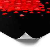 Heart Made Of Hearts Valentines Day Womens Teens G Poster (Hoek)