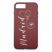 Heart Madrid Cell Phone Case, Spanje Case-Mate iPhone Case (Achterkant)