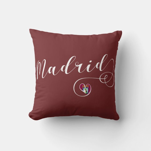 Heart Madrid Cushion, Spaans Kussen (Voorkant)
