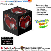 Heart Magic Black Photo Cube Kubus