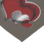 Heart Magic Brown Tafelloper Huishoudelijk linnen (Hoek)