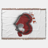 Heart Magic Cotton Gooi Deken Versie 2 (Voorkant)