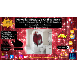 Heart Magic Douchegordijn