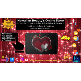 Heart Magic Love Bath Mat with a Black Background