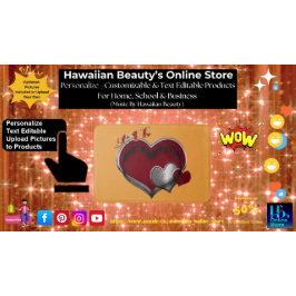 Heart Magic Love Bath Mat with a Orange Background