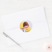 Heart Mailbox Ronde Sticker (Envelop)