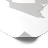 Heart Maine state silhouette Poster (Hoek)