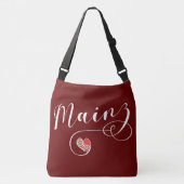 Heart Mainz, I Love Mainz, Meenz Crossbody Tas (Voorkant)