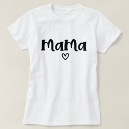Heart Mama Moederdag mama en ik T-shirt