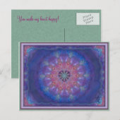 Heart Mandala Briefkaart (Voorkant / Achterkant)