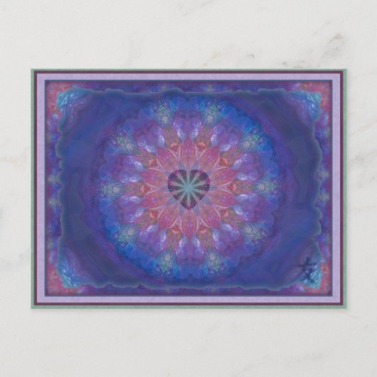 Heart Mandala Briefkaart (Voorkant)