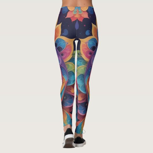 Heart Mandala Leggings (Achterkant)