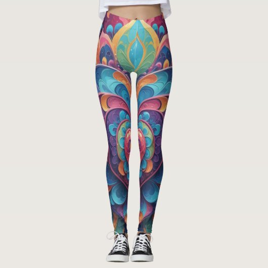 Heart Mandala Leggings (Voorkant)