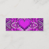 Heart Mandala Mini Visitekaartje (Achterkant)