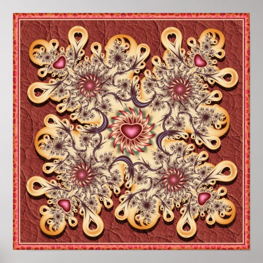 Heart Mandala Poster (Voorkant)