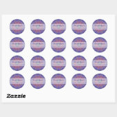 Heart Mandala Ronde Sticker (Vel)