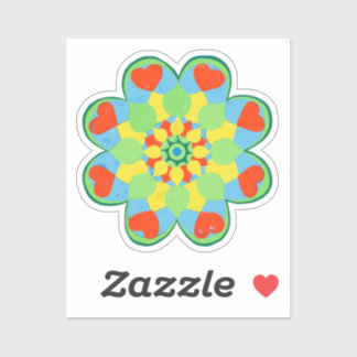 Heart Mandala Sticker