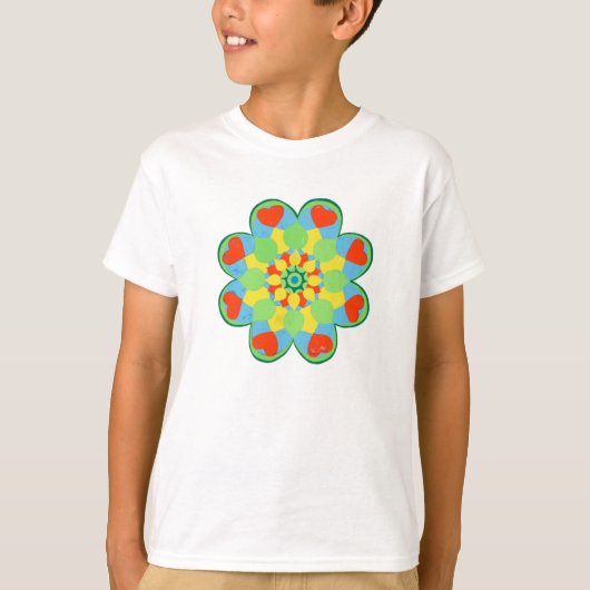 Heart Mandala T-shirt (Voorkant)