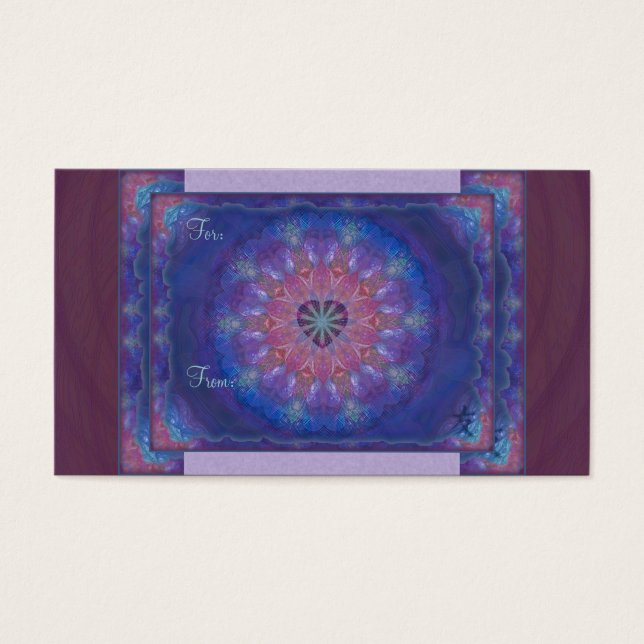 Heart Mandala Visitekaartje (Voorkant)