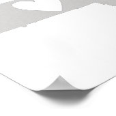 Heart Massachusetts state silhouette Poster (Hoek)