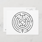 Heart Maze Briefkaart (Voorkant / Achterkant)