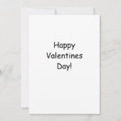 Heart Maze - Valentijnsdag Card (Flat) Kaart (Achterkant)