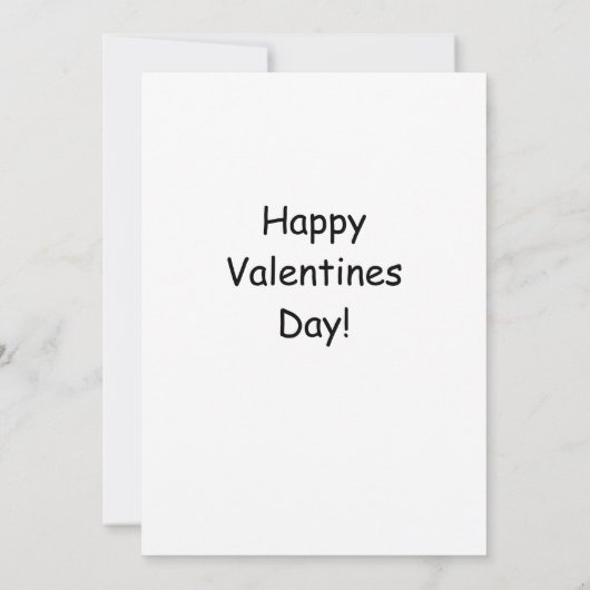 Heart Maze - Valentijnsdag Card (Flat) Kaart (Achterkant)