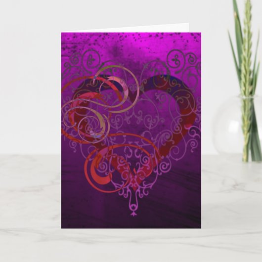 Heart me feestdagen kaart (Voorkant)