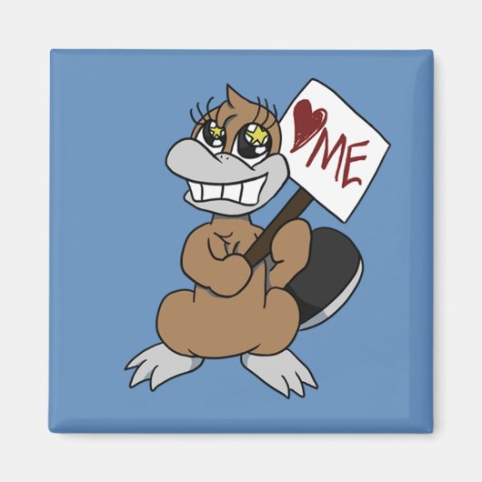 Heart-Me Platypi Magnet (Voorkant)