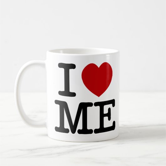 Heart me Self Esteem Acceptity Dignity I love me Koffiemok (Links)