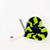 Heart Melt - Lime Green Notitieboek (Binnen)