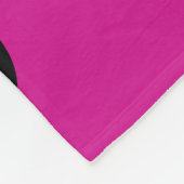 Heart Melt - Roze, Paarse, Blauw en Zwart Fleece Deken (Hoek)