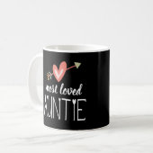 Heart met de meeste geliefde tante koffiemok (Voorkant links)