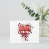 Heart Mexico Briefkaart (Staand voorkant)