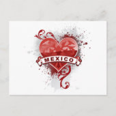 Heart Mexico Briefkaart (Voorkant)