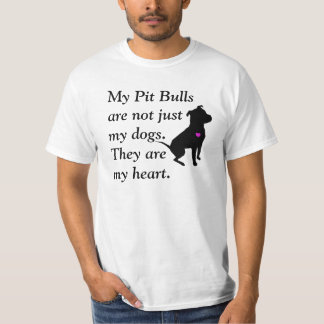 Heart mijn Pit Bull T-shirt