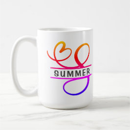 Heart Monogram Aangepaste koffiehandjes - Letter S Koffiemok