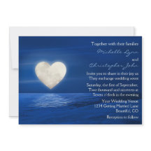 Heart Moon en Snowy Beach Winterbruiloft