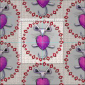 Heart Mouse Stof (Delen)
