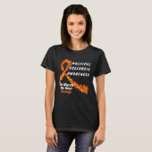 Heart MS Multiple Sclerosis Awareness March We Wea T-shirt (Voorkant volledig)