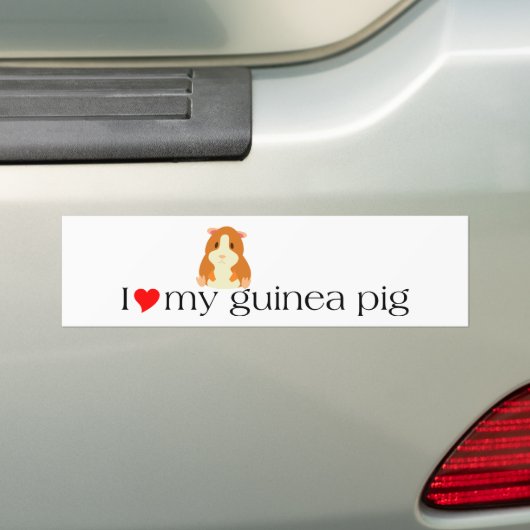 Heart Muffin Bumpersticker (Op auto)