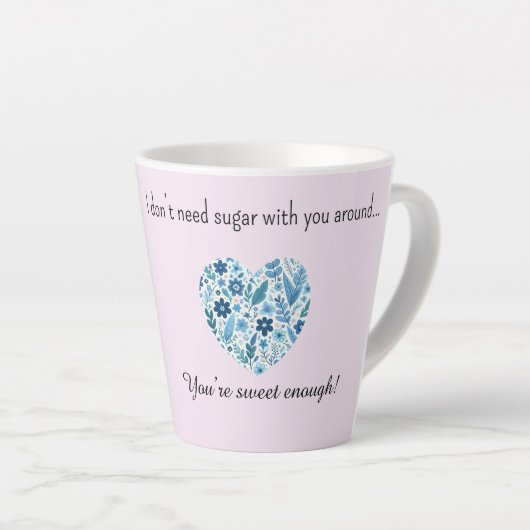 Heart Mug Latte Mok (Rechterhoek)