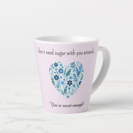 Heart Mug Latte Mok (Rechterhoek)